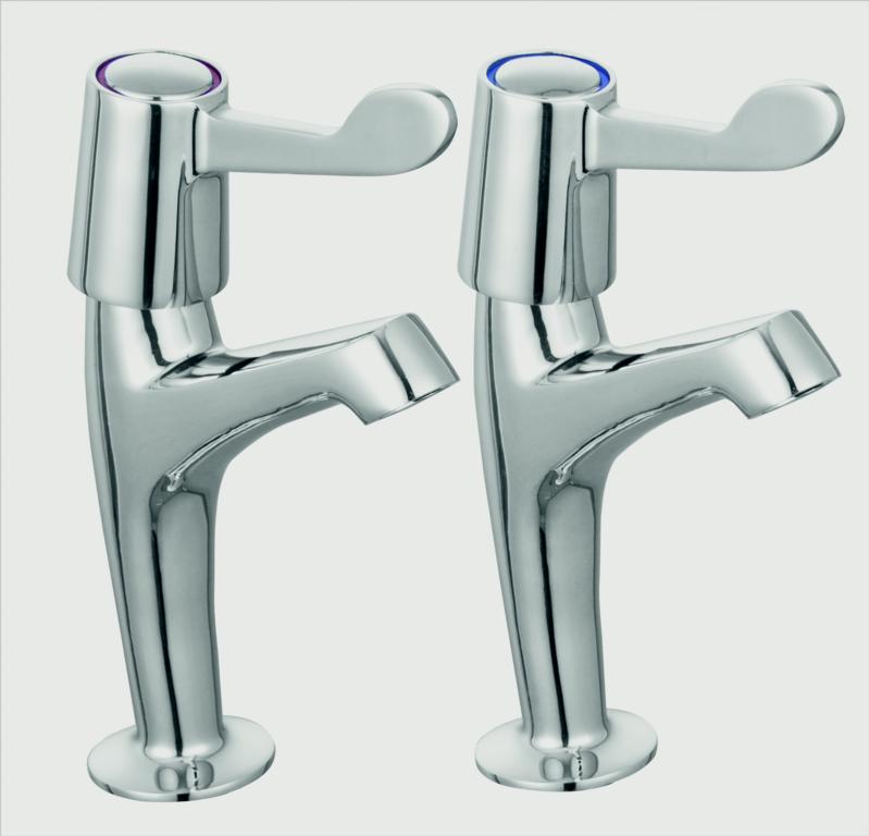 Rhodes Lever Sink Taps - H 166mm W 118mm D 43mm