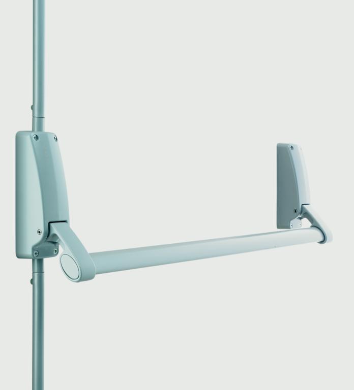 Push Bar Panic Exit Bolt - Silver