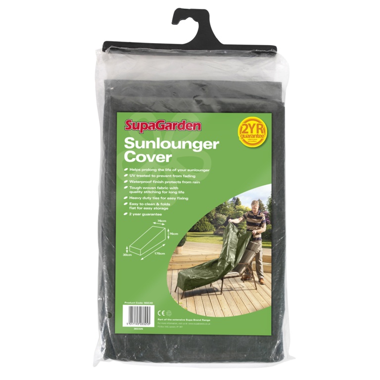 Sunlounger Cover - 76cm x 76cm x 175cm 30cm