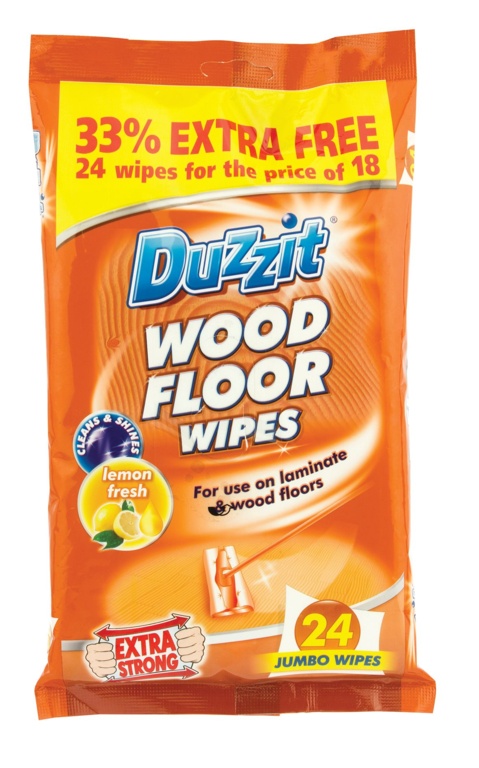 Wood Floor Wipes - Lemon Fresh / 18 Pack