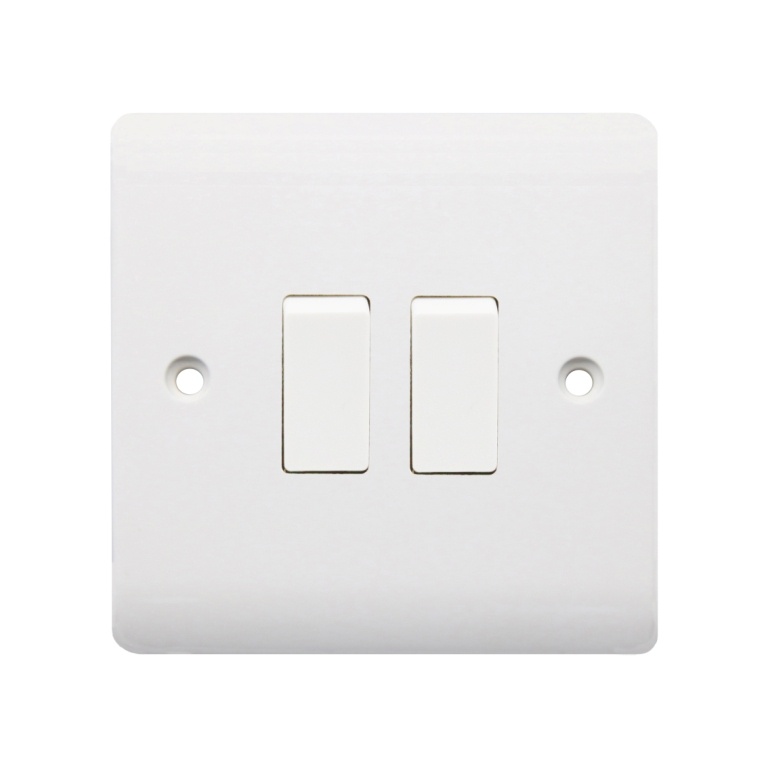 2 Gang 2 Way Light Switch