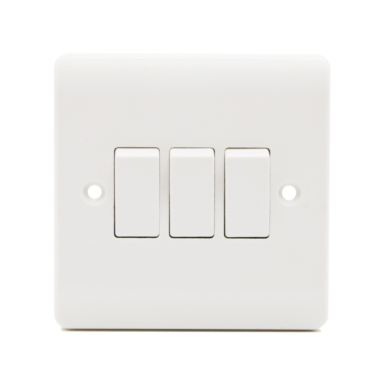 3 Gang 2 Way Light Switch