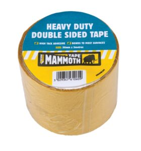 Heavy Duty Double Sided Tape 50mm x 5m - Beige