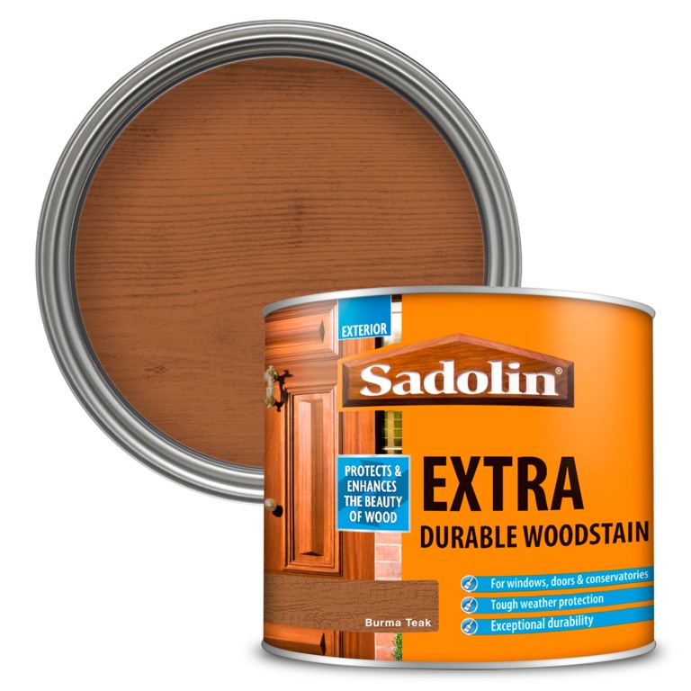 Extra Durable Woodstain - 500ml Burma Teak