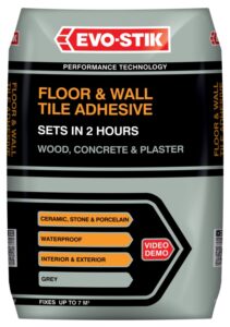 Floor & Wall Tile Adhesive Fast Set For Wood, Concrete & Plaster - 20kg