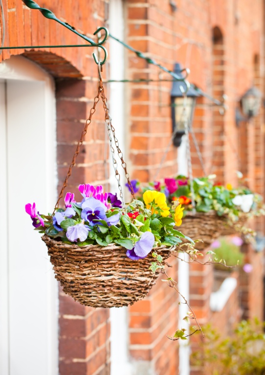 Rattan Hanging Basket - 16"