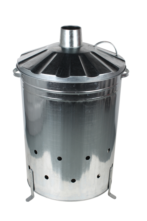 Galvanised Incinerator - 90L