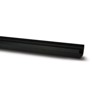 Square Gutter - 4m Black