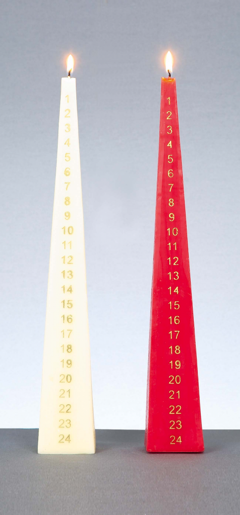 Pyramid Advent Candle - 33cm