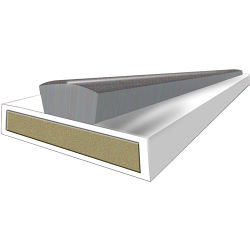Intumescent Seal Fire & Smoke - White 15 x 4 x 2100mm