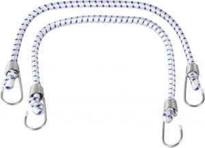 Bungee Cord Set with Metal Hooks - 36" x 1/2" (900mm x 12mm)