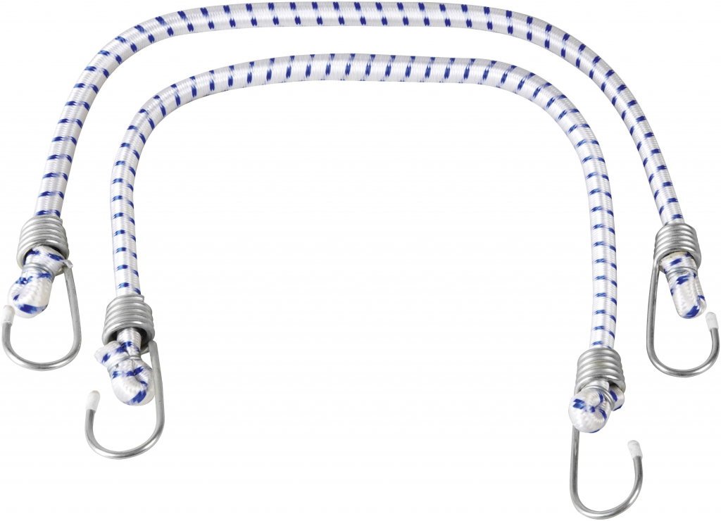 Bungee Cord Set with Metal Hooks - 36" x 1/2" (900mm x 12mm)