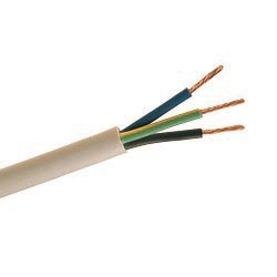 White Cable - 3 x 0.50mm x 50m