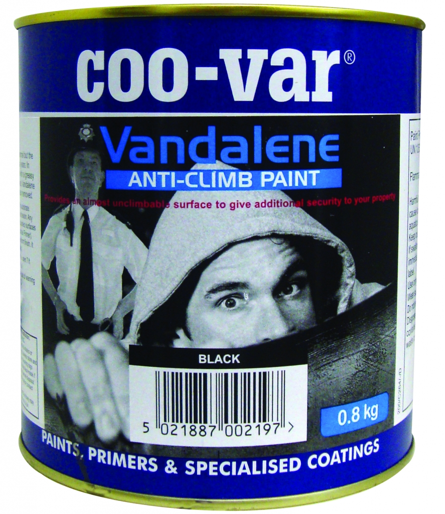 Vandalene Anti-Climb Paint - Black - 1Lt