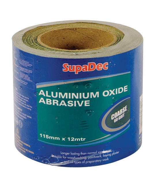 Aluminium Oxide Roll - Coarse Grade, 60 Grit, 12m