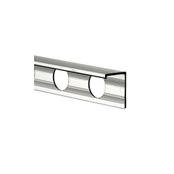 L Shape Tile Trim - 2.4m x 10mm Chrome