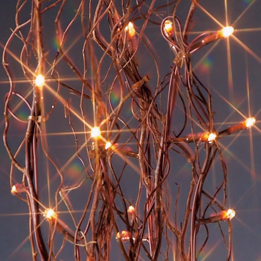 Dark Brown Twig Lights - 1.2m