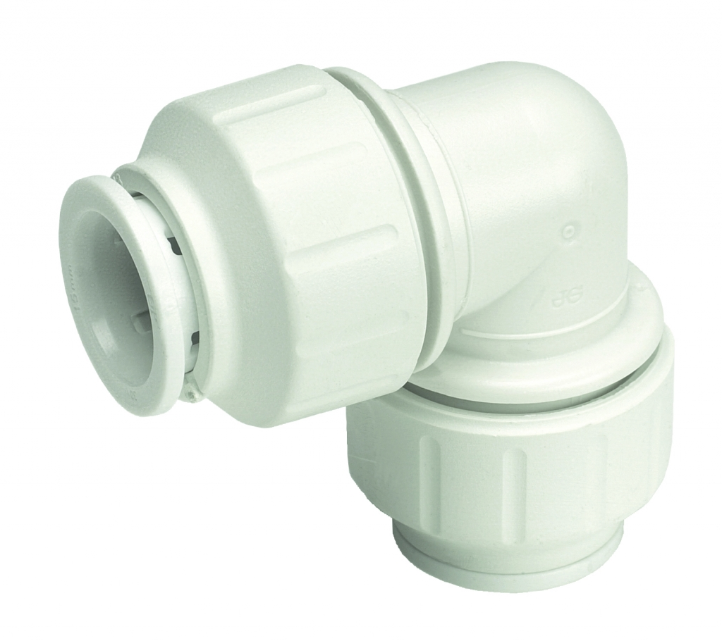 Equal Elbow Connector - 22mm Pack 5 - White