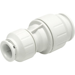 Reducing Straight Coupler - White - 22mm x 15mm Pack of 5