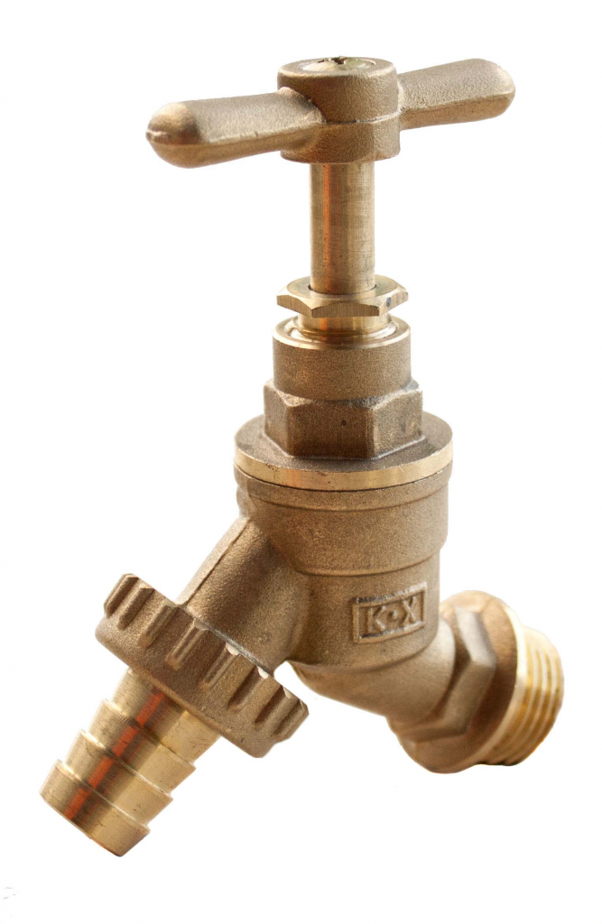 Hose Union Bib Tap - 1/2" x 3/4" B.S.P. Short