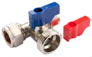 Tee Valve (Hot/Cold) - 15mm x 15mm x 3/4" BSP