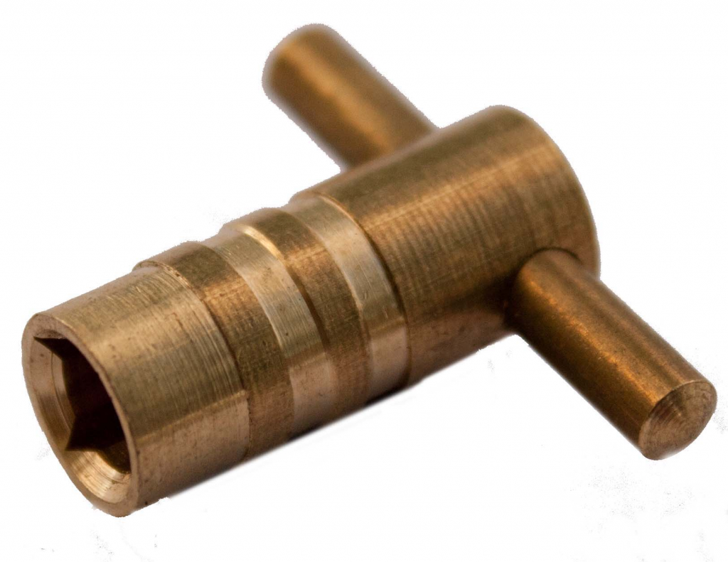 Air Vent Key - Brass