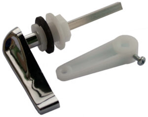 Low Level Cistern Handle Pack - Chrome Plated Plastic