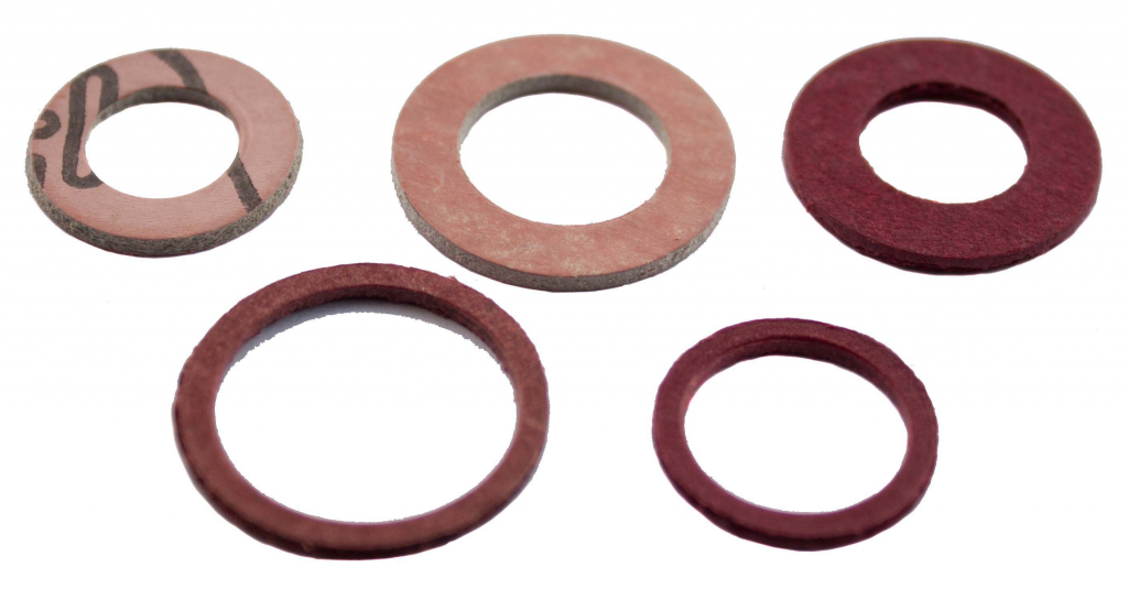 Assorted Fibre Washers - Pack 6