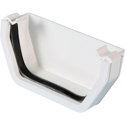 External Stop End - White