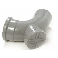 Access Bend 92 1/2 Degrees - 4"/110mm Black