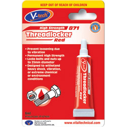 V-Tech Threadlocker - 6g - Red