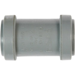 Straight Coupling - 32mm Grey