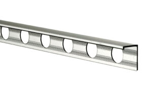 L Shape Tile Trim - 2.4m x 12mm Chrome