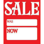 Sale Cards (Pack of 40) - 3" x 2.5"